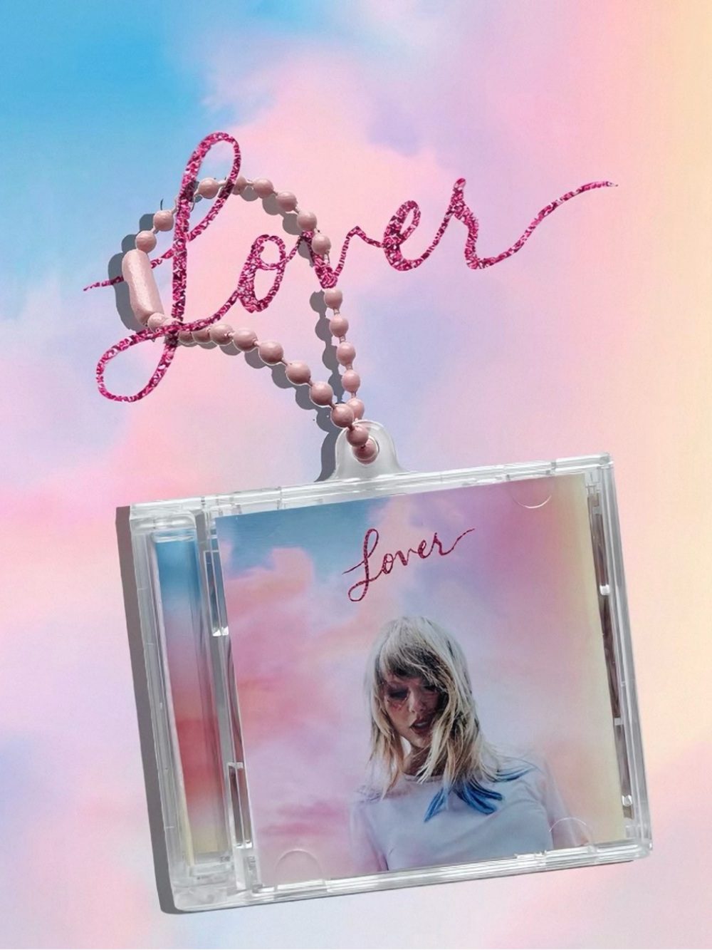 Taylor Swift “Lover” Mini NFC Mini CD Keychain